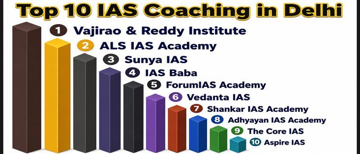 Top 10 IAS Coaching in Delhi for Hindi Medium